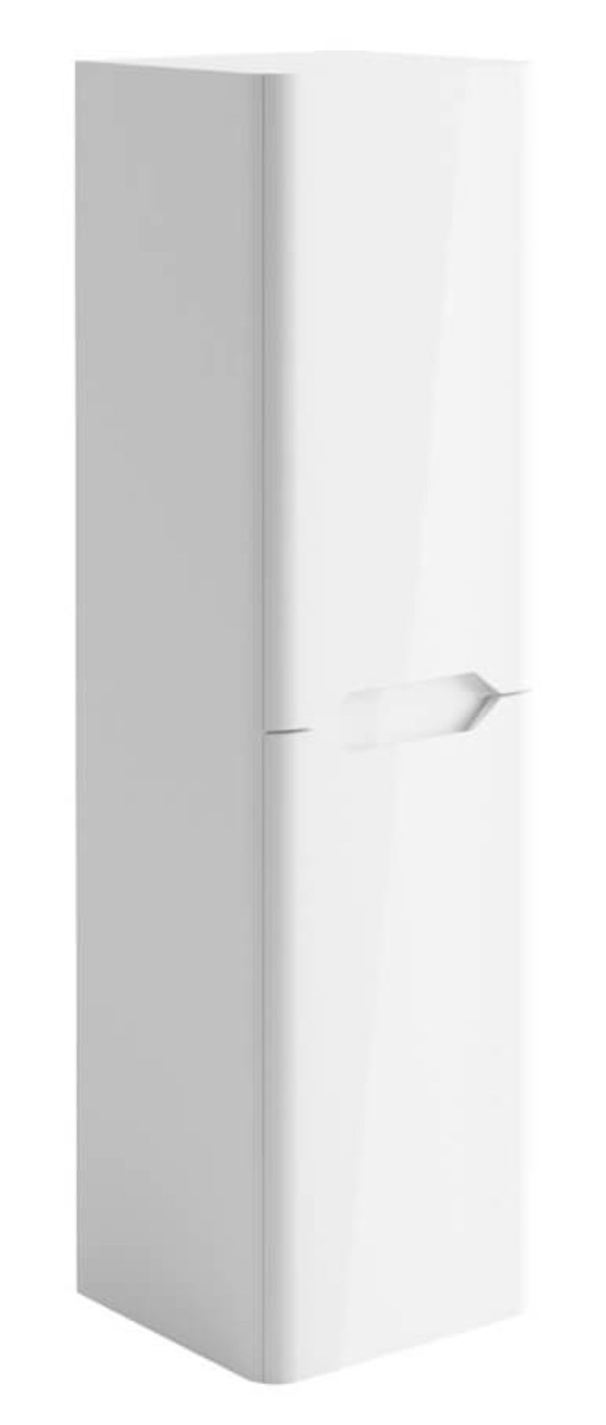 Vertikala konzolna IBANIO - NORA-mat white 35x140cm